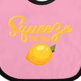 thumbnail image 4 of Inktastic Lemon Squeeze The Day Boys or Girls Baby Bib, 4 of 4