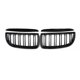 thumbnail image 2 of Parrilla De Riñón Frontal De Doble Línea Negra Brillante Modificada Para Bmw Serie 3 E92 E93 2006-2009 matsuzay VI004578-00, 2 of 6