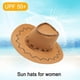 thumbnail image 3 of Sombreros de sol para hombres y mujeres con circunferencia de 56-58 cm, sombreros de sol de verano para exteriores con protección solar y ala grande, 3 of 5