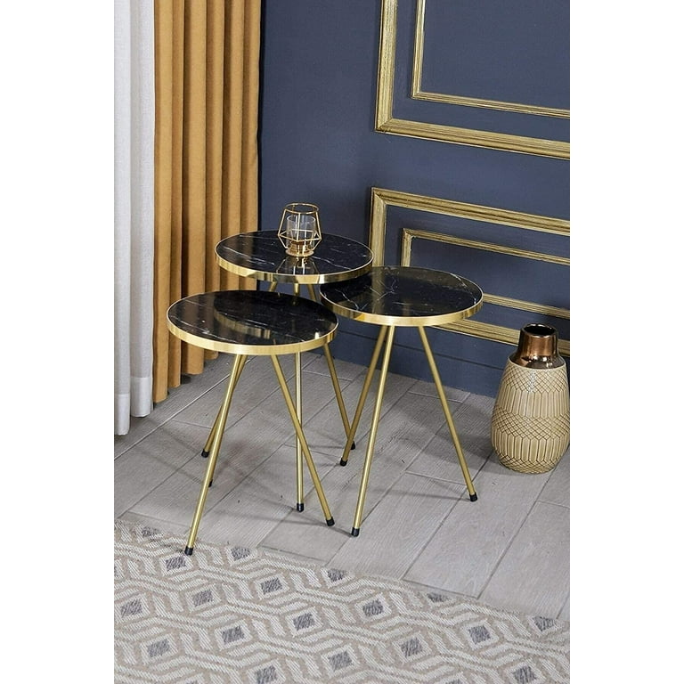Marble and gold hotsell nest of tables