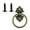 Bronze, variant on CIYISON Vintage Cabinet Knob Decorative Rings Pulls Antique Bronzes for Furniture Door