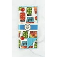 thumbnail image 2 of Serafina Home Kitchen Dish Drying Mat And Towel Set - Filled Canning Jars with Fresh Fruits and Vegetables-Reversible Side is Solid Vibrant Pastel Blue, 2 of 4