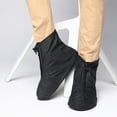 thumbnail image 1 of Fridja Couvre-Chaussures Unisexes Couvre-Bottes de Pluie PVC Réutilisable Antidérapant Imperméable, 1 of 8