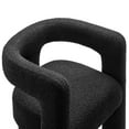 thumbnail image 6 of Armchair Accent Chair, Black, Fabric, Living Kitchen Cafe Bistro Hospitality Restaurant, Modern Contemporary HB34869, 6 of 9
