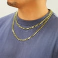 thumbnail image 5 of Nuragold 14K Real Yellow Gold Cuban Curb Link Chain Necklace 16"-30" (2mm-7.5mm) Italian Jewelry for Men & Women, 5 of 22