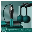 thumbnail image 5 of Cuerda de saltar para contar Fitness, cuerda de saltar de acero, ejercicio, cuerda de saltar inalámbrica ajustable, Fitness, entrenamiento de gimnasia, deporte en casa, 5 of 5