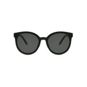 Foster Grant Women's Round Black Adult Sunglasses