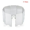 thumbnail image 6 of Stove Windscreen Foldable Windshield 9 Plates Outdoor Cooking Burner Portable Camping tool, 6 of 9