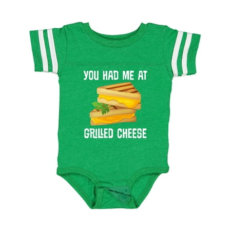 

Inktastic You Had Me at Grilled Cheese Sandwich Gift Baby Boy or Baby Girl Bodysuit
