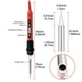 thumbnail image 3 of Victool 80W Soldering Iron Set w/Multimeter Adjustable Temperature Solder Iron Circuit Repair Tool US, 3 of 9