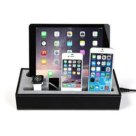 4 In 1 Multi Device Organizer For Iwatch Stand And Iphone Ipad 4 In 1 Multi Device Organizer For Iwatch Stand And Iphone Ipad Charging Station Dock Cell