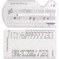 thumbnail image 4 of Songwriter's Composing Template Number Symbols Songwriter Composition Notation Tool Drawing Ruler Tool Drawing, 4 of 5