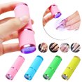 thumbnail image 1 of Ganfancp Nail Art Supplies Lámpara Linterna Led Perlas de Secado Rápido Nail Art Lámpara de Fototerapia Portátil Esmalte de Uñas Pegamento Especial Liquidación Ventas Hoy Ofertas Prime 1 X Lámpara de, 1 of 1