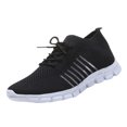 thumbnail image 1 of Zapatillas ligeras para mujer para verano y otoño, diseño de malla transpirable, zapatos planos casuales para uso diario y comodidad., 1 of 5
