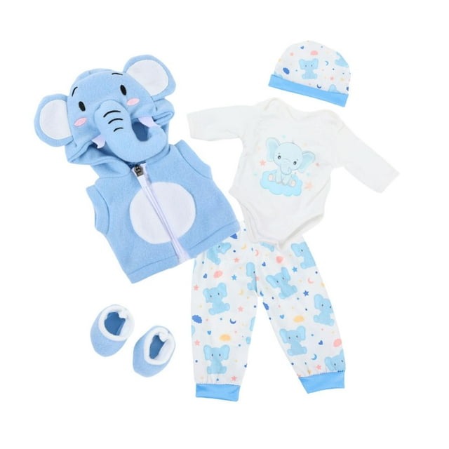Ropa y accesorios para muñecas de 45 cm (18 pulgadas). Disfraces y accesorios para muñecas de 45 cm (18 pulgadas). Ideales para fiestas, decoración, 5 piezas azules