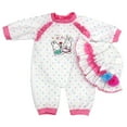 thumbnail image 2 of Doll Clothing for 18" Doll Jumpsuit, White Lace Lace Sunhat Dressup of Your Lovely Dolls, 2 of 5