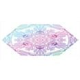thumbnail image 4 of Hamsa Piggy Bank, Evil Eye Themed Boho Ombre Color Pattern Hamsa Hands Cosmos Mandala, Ceramic Coin Bank Money Box for Cash Saving, 3.6" X 3.2", Blue Purple, by Ambesonne, 4 of 4