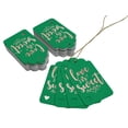 thumbnail image 3 of Inkdotpot 50 Pack Real Rose Gold Foil Paper Tags Love Is Sweet Wedding Favor Hang Tag, 3 of 6