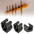 thumbnail image 2 of Billiards Snooker Cue Locating Clip Holder Regular Black Pool Cue Wall Mount Racks 23/17/14mm Optional Fishing Rod Storage Rack L, 2 of 6