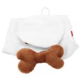 thumbnail image 3 of Ropa cálida para mascotas, conjunto de ropa cómoda y a la moda con gorro navideño para perros pequeños, medianos y grandes, 3 of 8