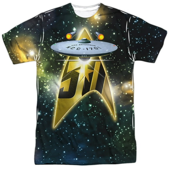 Star Trek - 50Th Ship - Short Sleeve Shirt - X-Large
