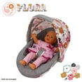 thumbnail image 5 of 509 Crew: Melange Flora - 3-In-1 Doll Car Seat - Accessory For Dolls Up To 18", Portable Toy, Transforms To Lounge Seat, Retractable Canopy, Kids 3+, 5 of 6