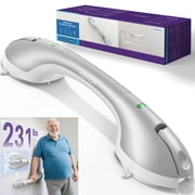 KEKOY Grab Bars for Bathroom, 17.5" Shower Handle Strong Suction up, Safety Bars for Shower, Shower Grab Bars for Seniors