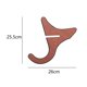 thumbnail image 3 of Soporte de ukelele de madera plegable portátil con forma de X desmontable para ukelele, violín y mandolina de 21, 23 y 26 pulgadas., 3 of 5