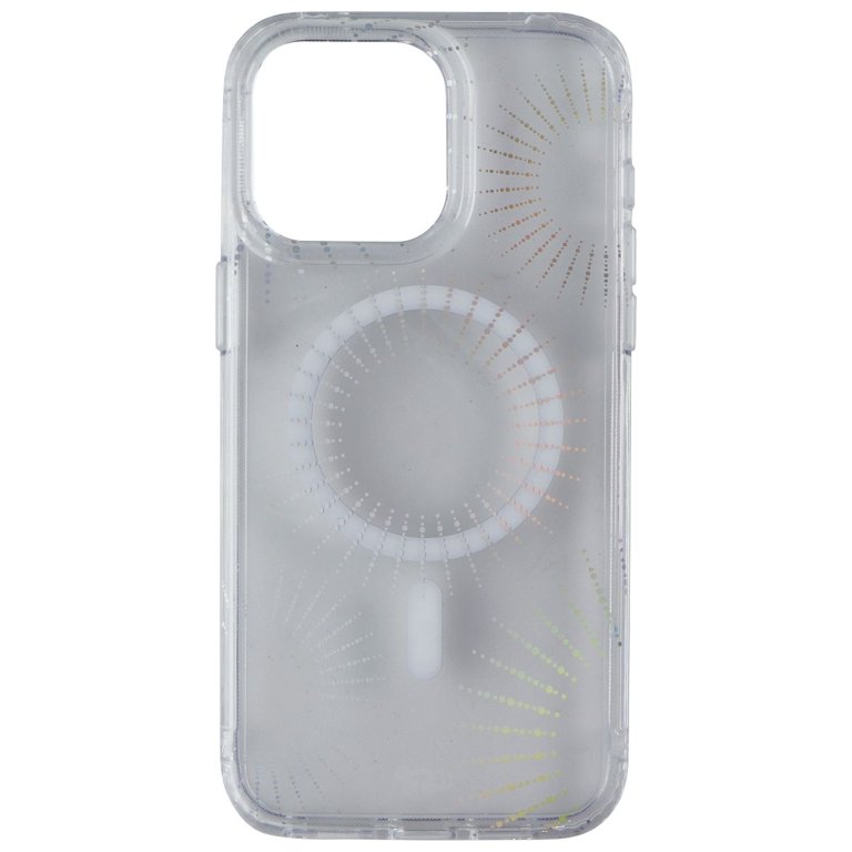 Tech21 EvoSparkle Case For IPhone 16 - MagSafe Compatible, 12ft Drop Protection, Lunar Clear Sparkle Design