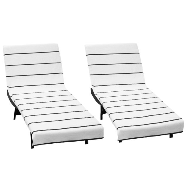 Funda para Sillón de Piscina COTTON CRAFT de Toalla de Rizo 2 Piezas
