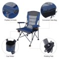 thumbnail image 6 of Oversized Folding Camping Chair for Adults Heavy Duty 250/300/330lb, Sturdy Steel Frame Outdoor Camp Chairs Portable Lawn Chair with High Back and Cup Holder, 6 of 9