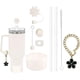 thumbnail image 1 of Genérico 9 Piezas para el Conjunto de Accesorios de la Copa Stanley, Tapa de Paja de Flor de 10 mm, Paja de Repuesto, Cepillo para pajitas, Funda para Taza, tapón Antideslizante., 1 of 4