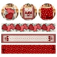 thumbnail image 7 of SATRINO White Pink Love Heart Valentine's Day Table Runner, Holiday Anniversary Kitchen Dining Table Decoration for Home Party Decor 12x71 Inch, 7 of 7