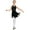 Black, variant on Raenseen Kids Girls Halter Tassel Sleeveless Shiny Gymnastics Leotard Modern Jazz Latin Dance Performance Dancewear Blue 6