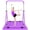 Purple with Mat, variant on FITINJOY Gymnastics Bar for Kids 3-9 Years with Mat, Foldable & Adjustable (35"-51"), Supports 140lbs, Indoor/Outdoor Training Equipment (Easy Assembly) - Pink