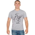 thumbnail image 2 of It's Always Sunny in Philadelphia Beer Bear+Deer Mac Heather Gray Adult T-Shirt, 2 of 4
