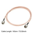thumbnail image 4 of Low Loss RF Coaxial Cable Connection Coax Wire RG-142 N Male to N Male 183cm 1pcs, 4 of 4