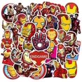 thumbnail image 1 of Pegatinas de Iron Man, 35 piezas, pegatinas de vinilo impermeables de superhéroe para computadora portátil, patineta, botellas de agua, computadora, teléfono, tema de héroe (pegati, 1 of 3