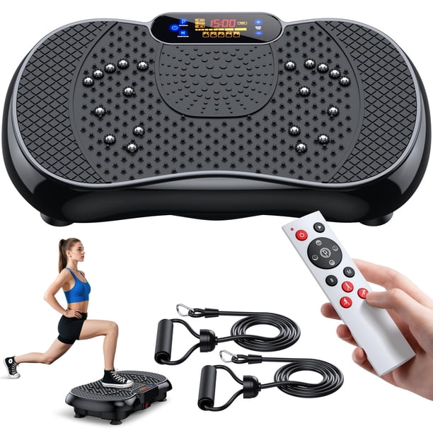 Plataforma vibratoria PBYRD 2025, 150 kg, 999 velocidades, control remoto