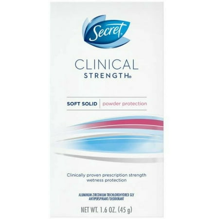 Secret Clinical Strength Soft Solid Powder Protection Deodorant, 1.6