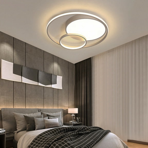 Modern Acrylic Ceiling Light LED Lamp Bedroom Living Room Chandelier Light 55W