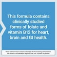 thumbnail image 6 of Life Extension BioActive Folate & Vitamin B12, promotes heart, brain & GI tract health, non-GMO, gluten-free, vegetarian, 90 capsules, 6 of 10