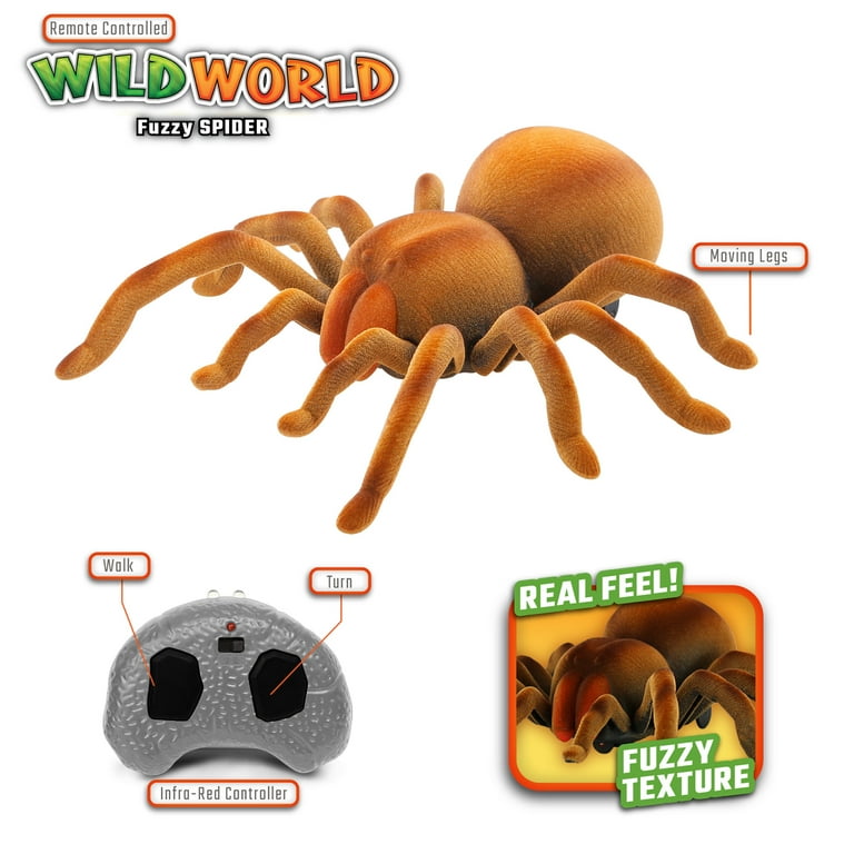 New Bright Infrared I R Remote Control Fuzzy Brown Spider Walmart