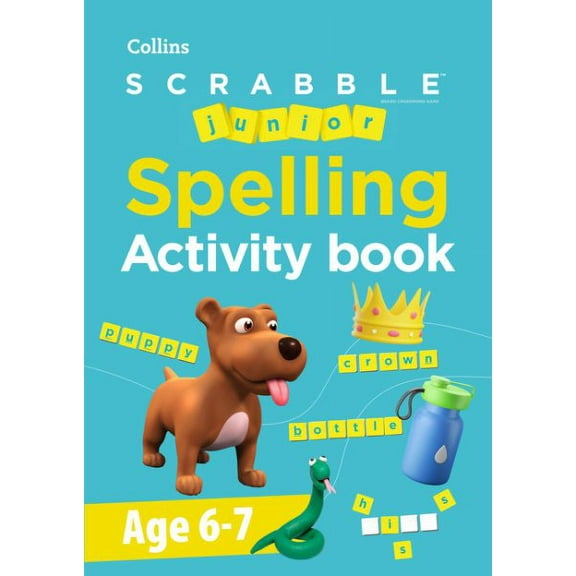 SCRABBLE™ Junior Spelling Activity book Age 6-7 Collins Scrabble (Paperback)