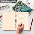 thumbnail image 4 of FORMRS 1-Subject Spiral Notebook 8" x 5" College Ruled 60 Refillable Sheet A5 Hard Cover, 2 Pack, Yellow Tree, 4 of 7