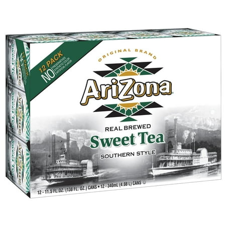 Arizona Southern Style Real Blend Sweet Tea, 11.5 Fl. Oz., 12 Count