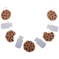 thumbnail image 1 of GOOHOCHY 2 guirnaldas de galletas y leche para fiesta de cumpleaños, pancarta de feliz cumpleaños con temática de galletas y leche para decoraciones de baby shower para niños., 1 of 8