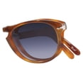 thumbnail image 5 of Persol Men's PO0714SM Steve McQueen Aviator Sunglasses, Light Havana/Blue Gradient Polarized, 54 mm, 5 of 7