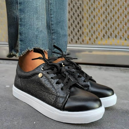 

MIASHUI shoes for women Sneakers Color Leather Flat Strap Casual Comfortable Solid Fashion Women s Women s casual shoes