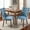 Blue, variant on JESTOP Velvet Nailhead Dining Chair Set of 2, Kitchen & Dining Room Chairs, Tufted Dining Chairs, Fabric Upholstered, Solid Wood Frame